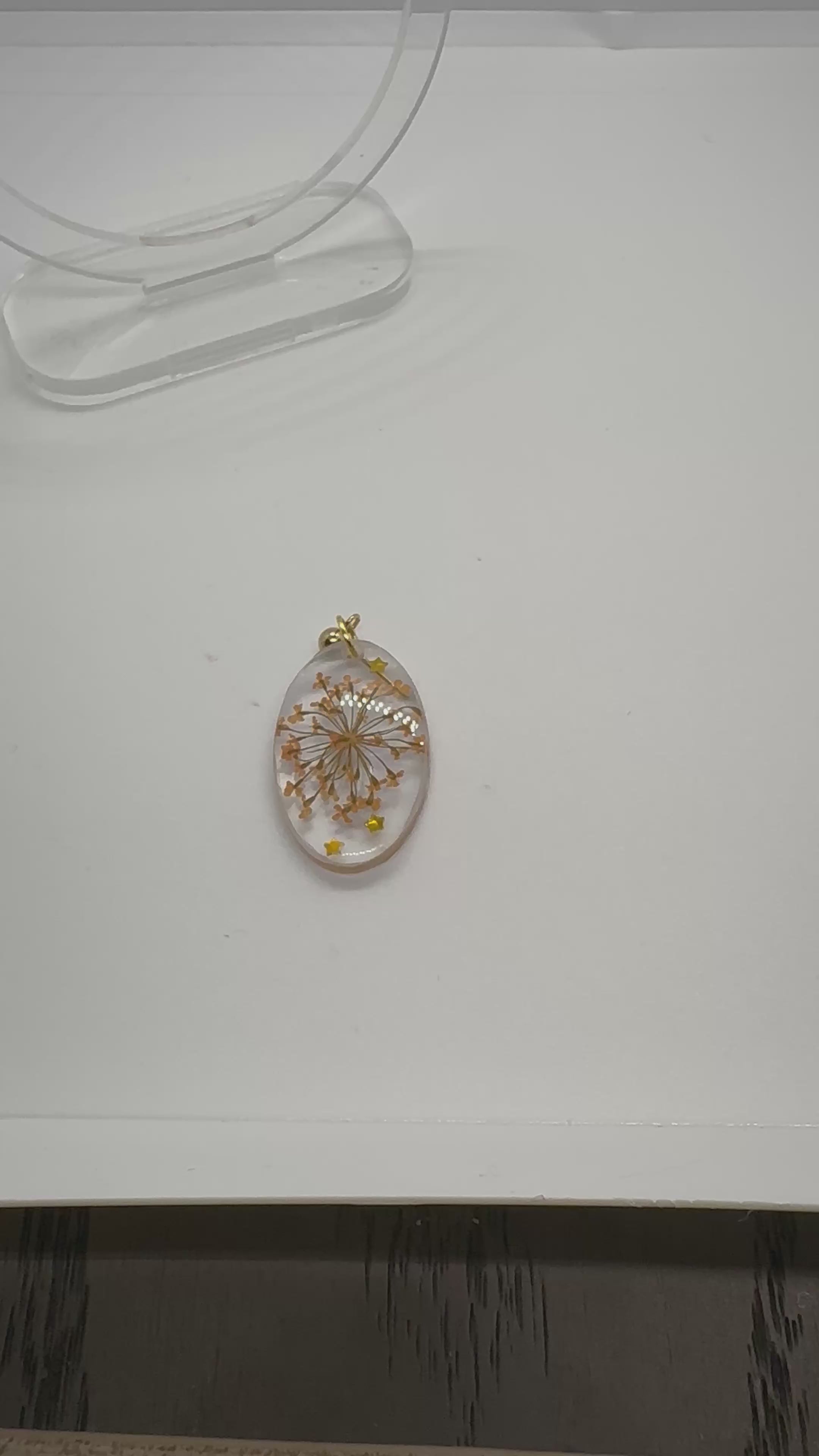 Orange Flowers earrings